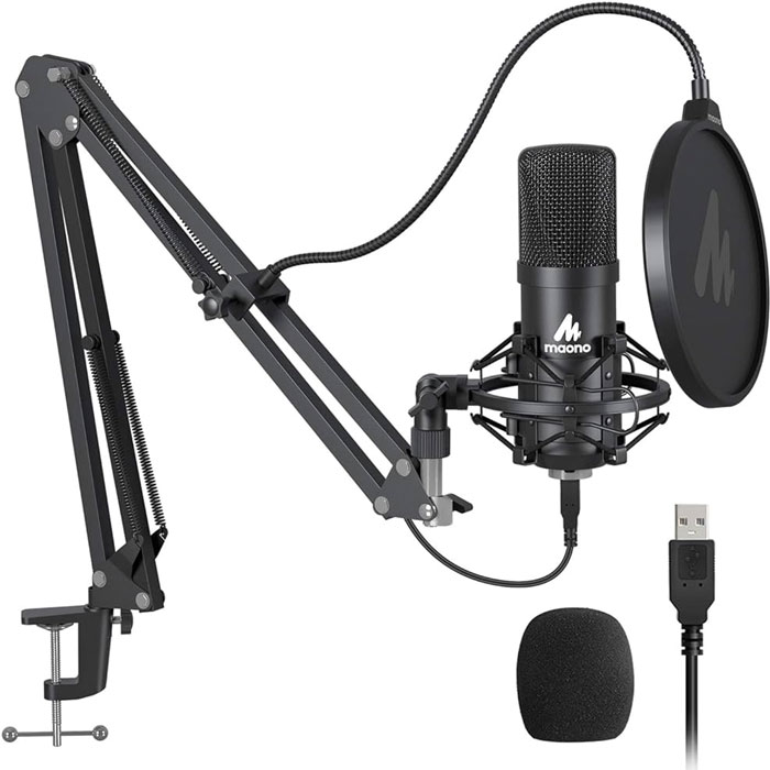 MAONO AU A04 Microphone Full Setup