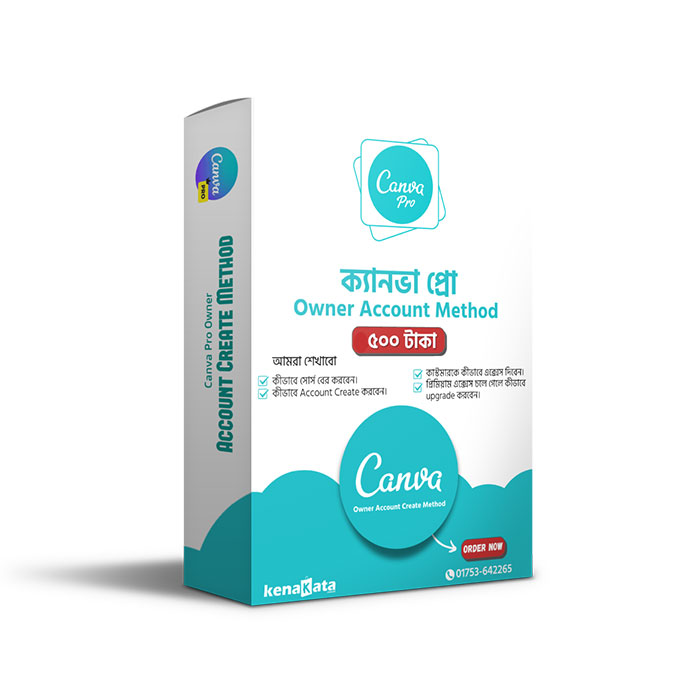 Canva Pro Owner Account Create Method